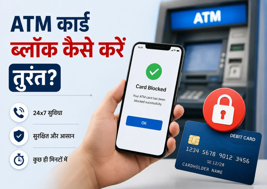 ATM कार्ड ब्लॉक कैसे करें तुरंत
