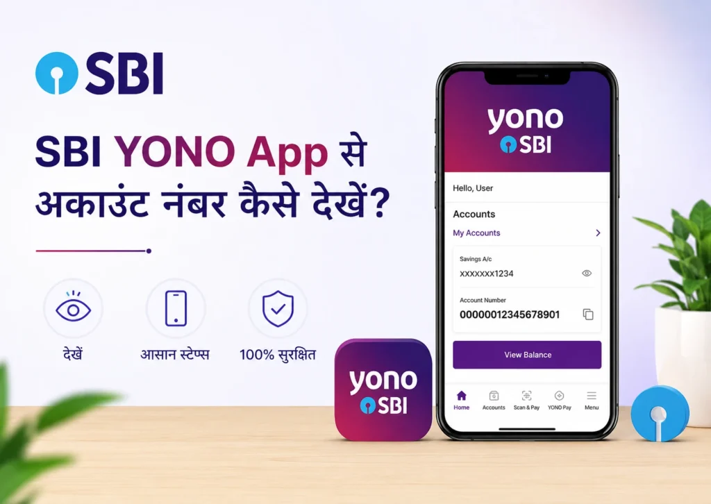 SBI YONO App se Account Number Kaise Nikale